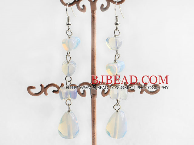 tear drop opal earrings