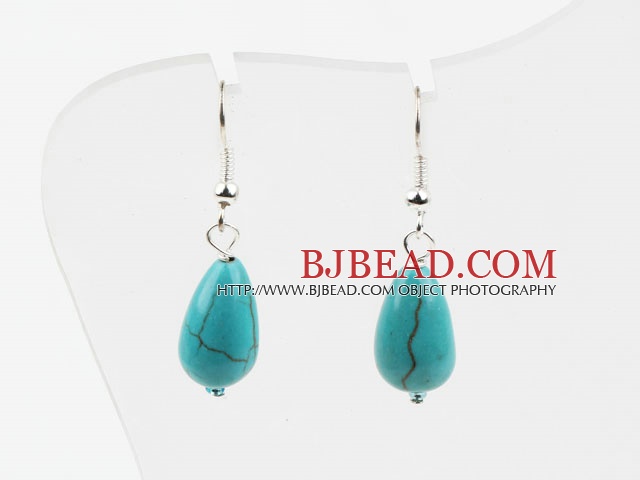 tear drop turquose earrings