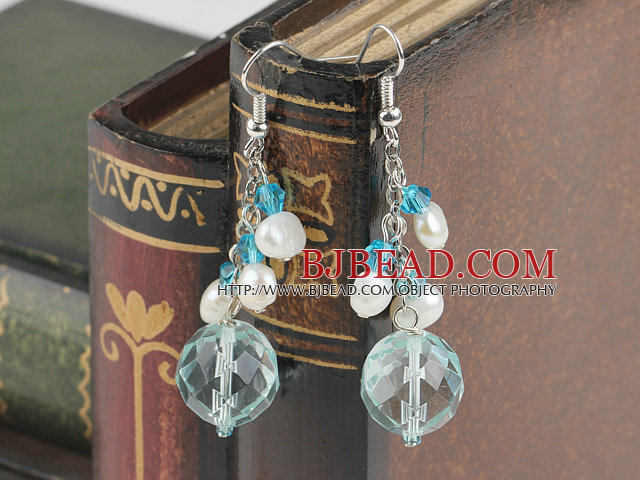 Crystal Pearl Earring