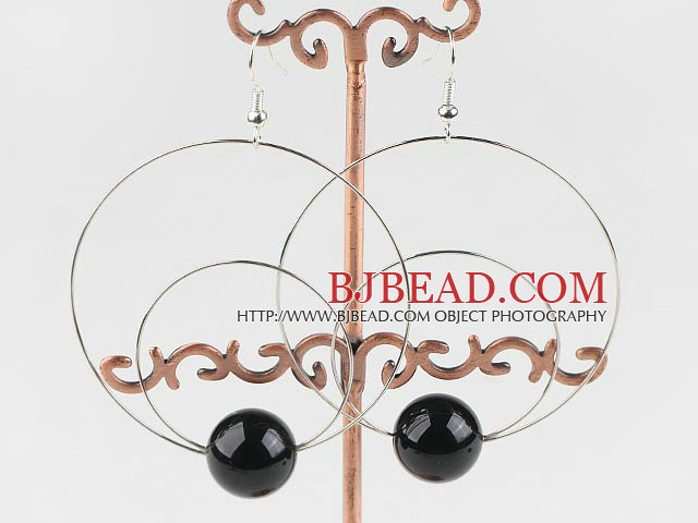 black oxyn earrings
