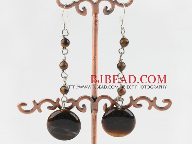 tiger's eye earrings