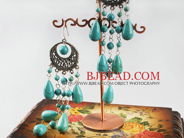 classical turquoise earrings