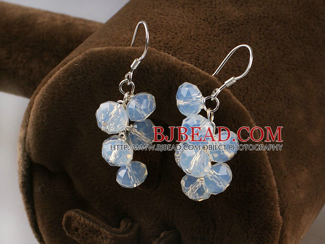 8mm opal earings