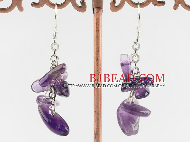 amethyst earring
