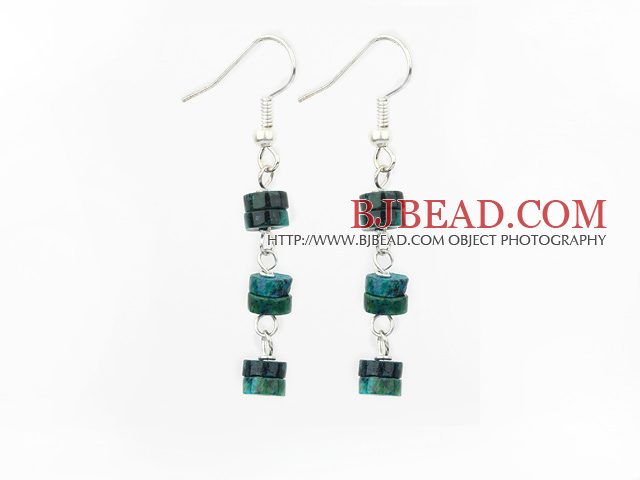6mm phoenix stone beaded earrings