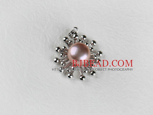 lovely purple pearl pendant( no chains)