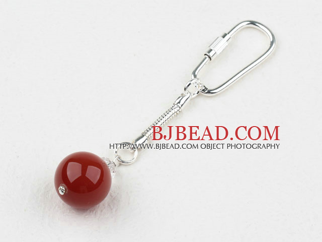 Simple Style Carnelian Key Buckle