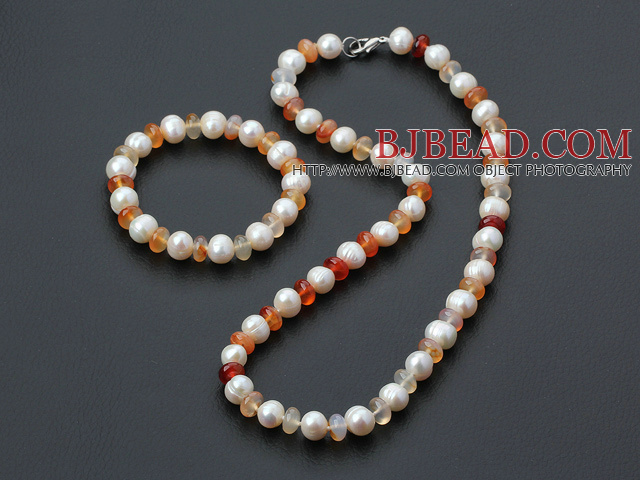 pearl and agate sets