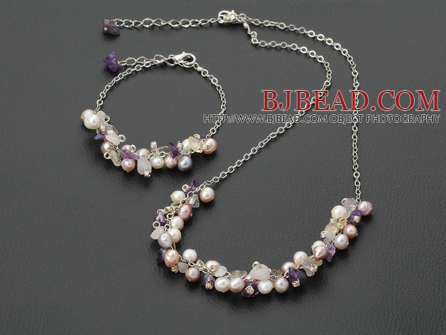 pearl crystal set
