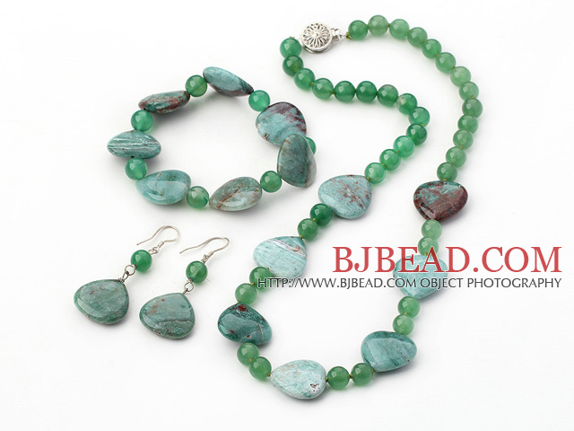 natural aventurine gem set