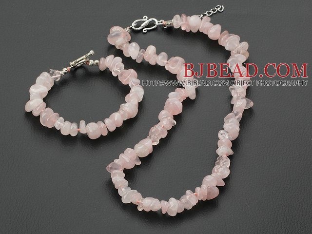 fillet rose quartz sets