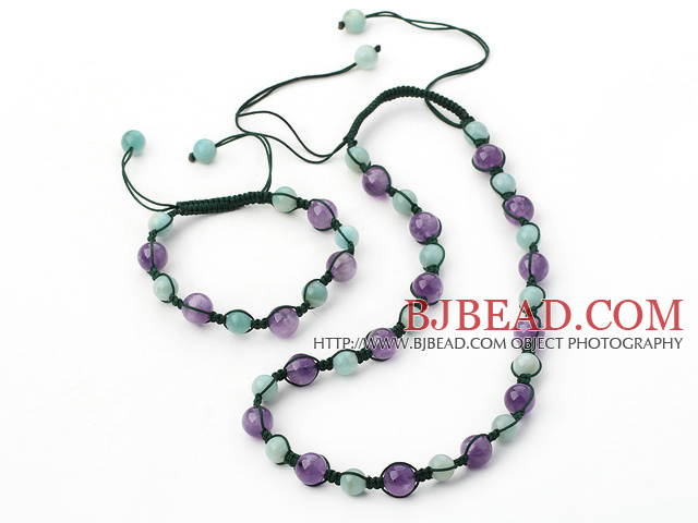 amethyst and amazon stone sets
