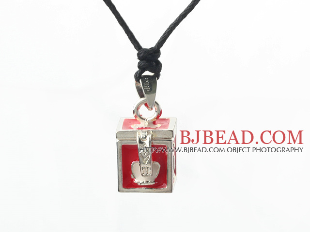 make a wish box necklace with lobster clasp