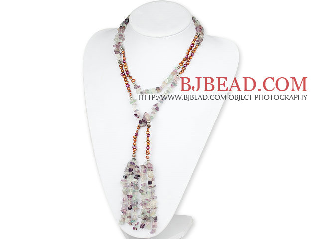 pearl gem necklace