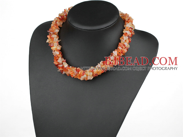 multi strand agate necklace