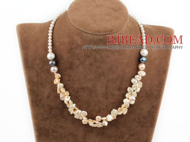 17.5 inches renewable pearl necklace with lobster clasp