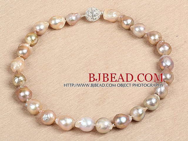 Classic Style Natural B Grade Nuclear Pearl Party Necklace