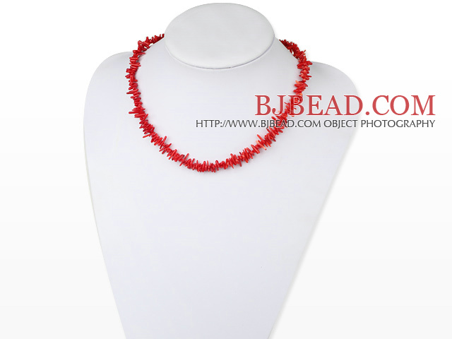 three strand coral necklace( Total 5 Pcs )