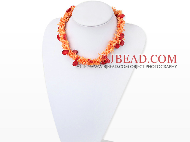 coral necklace