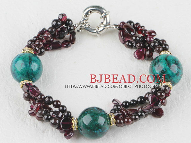 favourite garnet and phoenix stone bracelet