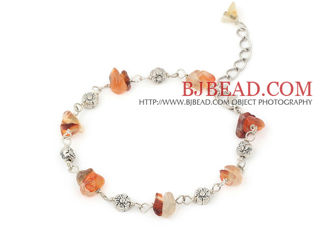 fashion natural agate braclet with lobster clasp