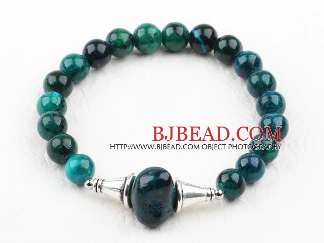 Classic Design Round Phoenix Elastic Beaded Bangle Bracelet