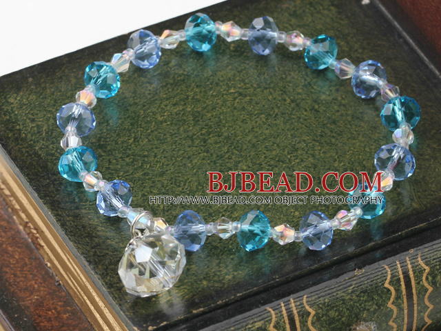 sellable czech crystal elastic bracelet