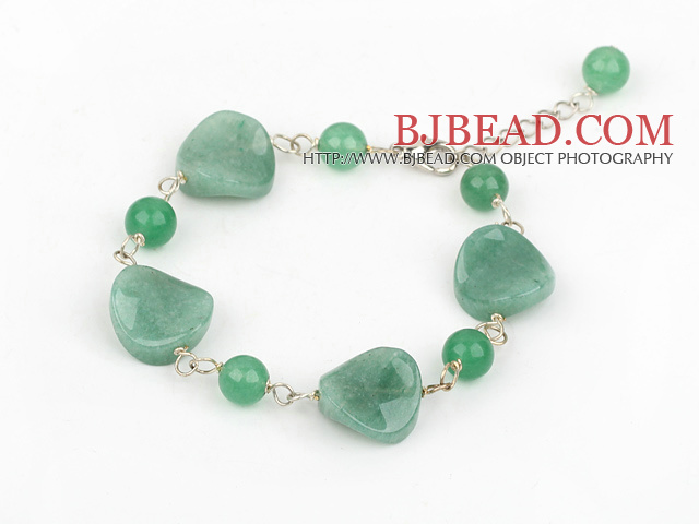 aventurine bracelet with extendable chain