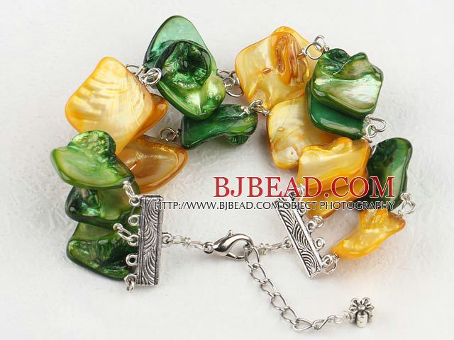 multicolor shell bracelet