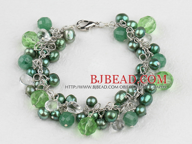 pearl crystal bracelet