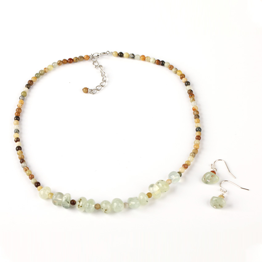 Fluorite agate popular necklace