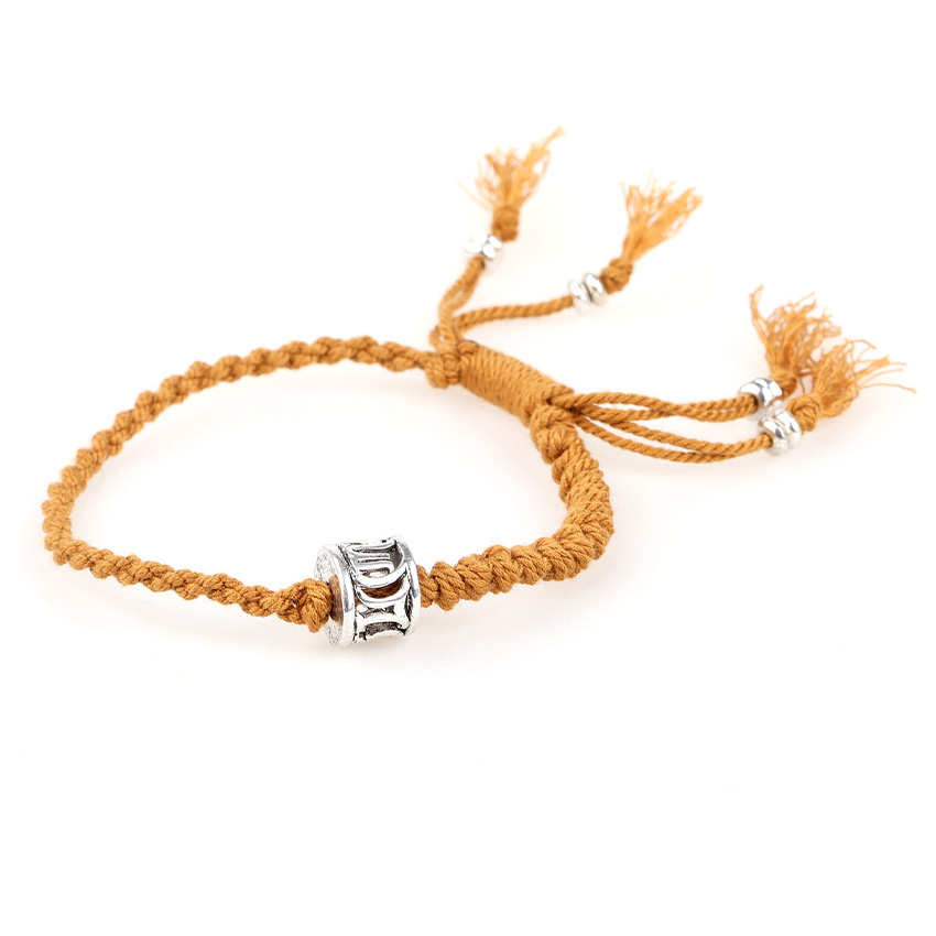 Tibetan Silver Fashion Rope Bracelet