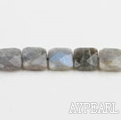 Flashing Gemstone Beads, 14mm faceted square shape,Sold per 15.7-inch strands