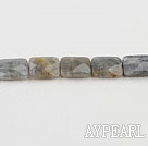 Flashing Gemstone Beads, 10*14mm faceted rectangle shape,Sold per 15.7-inch strands