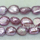 Baroque freshwater pearl beads, 8-9mm. Sold per 15-inch strand.