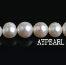Freshwater Pearl Beads, Natural White, 8-9mm, Sold per 15.4-Inch Strand